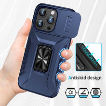 Load image into Gallery viewer, Casekis Ring Stand Shockproof Phone Case Blue
