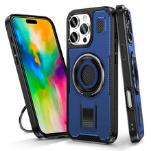 Lade das Bild in den Galerie-Viewer, Casekis Rotating Stand Shockproof Phone Case Blue
