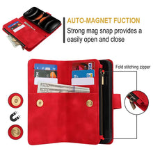 Load image into Gallery viewer, Casekis Crossbody 9 Card Holder Phone Case Red
