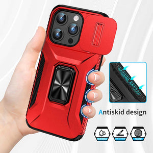 Casekis Ring Stand Shockproof Phone Case Red