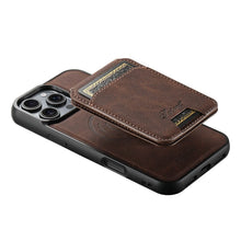 Load image into Gallery viewer, Casekis MagSafe Cardholder Detachable Phone Case Brown
