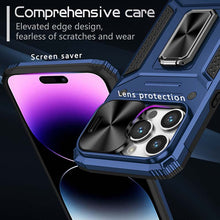 Load image into Gallery viewer, Casekis Magnetic Suction Stand Shockproof Protective Case Blue
