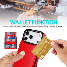 Lade das Bild in den Galerie-Viewer, Casekis Bracket Card Slot Phone Case Red
