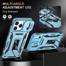 Lade das Bild in den Galerie-Viewer, Casekis Sliding Camera Cover Anti-Fall Phone Case Light Blue
