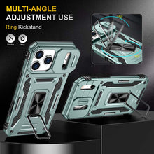Lade das Bild in den Galerie-Viewer, Casekis Sliding Camera Cover Anti-Fall Phone Case Alpine Green
