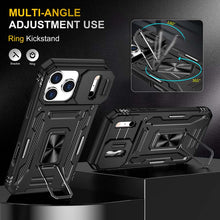 Lade das Bild in den Galerie-Viewer, Casekis Sliding Camera Cover Anti-Fall Phone Case Black
