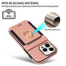 Load image into Gallery viewer, Casekis Ring Stand RFID Card Holder Phone Case Rose Gold
