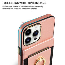 Load image into Gallery viewer, Casekis Ring Stand RFID Card Holder Phone Case Rose Gold
