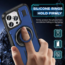 Lade das Bild in den Galerie-Viewer, Casekis Rotating Stand Shockproof Phone Case Blue
