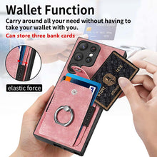 Load image into Gallery viewer, Casekis Ring Cardholder Portable Phone Case Pink
