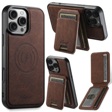 Lade das Bild in den Galerie-Viewer, Casekis MagSafe Cardholder Detachable Phone Case Brown
