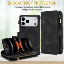 Lade das Bild in den Galerie-Viewer, Casekis Crossbody 9 Card Holder Phone Case Black
