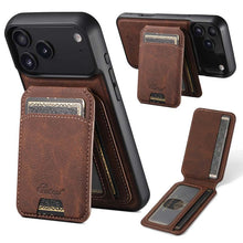 Load image into Gallery viewer, Casekis MagSafe Cardholder Detachable Phone Case Brown

