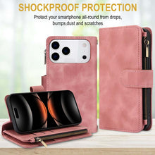 Load image into Gallery viewer, Casekis Crossbody 9 Card Holder Phone Case Rose Gold
