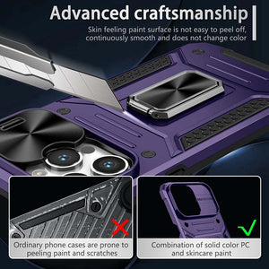 Casekis Magnetic Suction Stand Shockproof Protective Case Purple