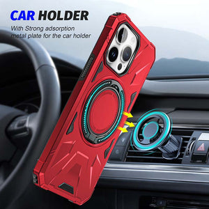 Casekis Magnetic Charging Phone Case Red