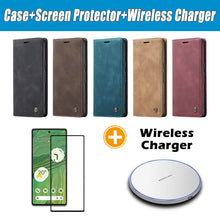 Load image into Gallery viewer, Casekis Retro Wallet Case For Pixel 9 5G
