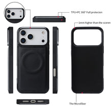 Lade das Bild in den Galerie-Viewer, CASEKIS 2-in-1 Magnetic Detachable Wallet Case with RFID Blocking, 16 Card Slots &amp; Zipper Pocket Black
