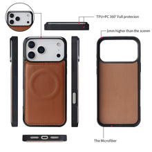 Lade das Bild in den Galerie-Viewer, CASEKIS 2-in-1 Magnetic Detachable Wallet Case with RFID Blocking, 16 Card Slots &amp; Zipper Pocket Brown
