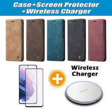 Load image into Gallery viewer, Casekis Retro Wallet Case For Galaxy S24 FE 5G
