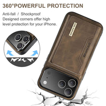Lade das Bild in den Galerie-Viewer, Casekis Magnetic Wallet Detachable Phone Case Coffee
