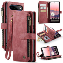 Load image into Gallery viewer, Casekis Leather Zipper Phone Case Red
