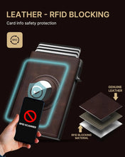 Load image into Gallery viewer, Men&#39;s Airtag Wallet – Sleek Security Meets Military-Grade Durability
