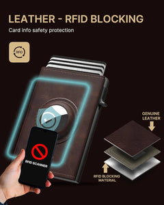 Men's Airtag Wallet – Sleek Security Meets Military-Grade Durability