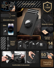 Load image into Gallery viewer, Men&#39;s Airtag Wallet – Sleek Security Meets Military-Grade Durability

