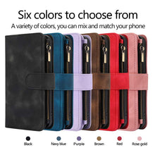 Load image into Gallery viewer, Casekis Crossbody 9 Card Holder Phone Case Red
