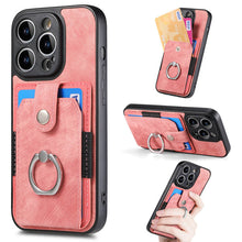 Load image into Gallery viewer, Casekis Ring Cardholder Portable Phone Case Pink
