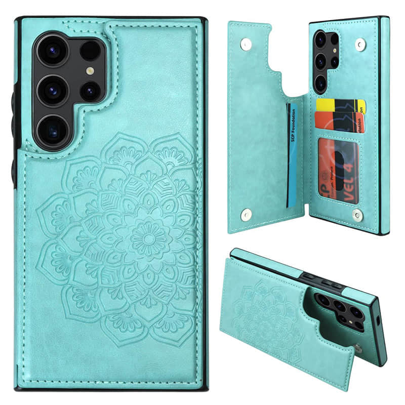 Casekis Mandala Embossed Phone Case Green