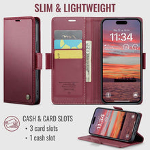 Lade das Bild in den Galerie-Viewer, Casekis RFID Cardholder Phone Case Red
