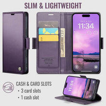 Lade das Bild in den Galerie-Viewer, Casekis RFID Cardholder Phone Case Purple
