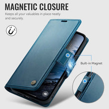 Load image into Gallery viewer, Casekis RFID Cardholder Phone Case Blue

