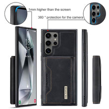 Load image into Gallery viewer, Casekis Magnetic Wallet Detachable Phone Case Black
