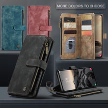 Load image into Gallery viewer, Casekis Leather Zipper Phone Case Black

