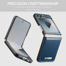 Load image into Gallery viewer, CASEKIS Galaxy Z Flip 6 5G Luxury Flip Leather Phone Case
