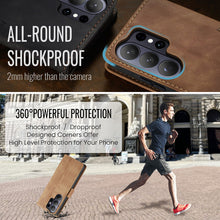 Lade das Bild in den Galerie-Viewer, Casekis Retro Wallet Case Brown
