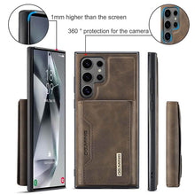 Load image into Gallery viewer, Casekis Magnetic Wallet Detachable Phone Case Coffee
