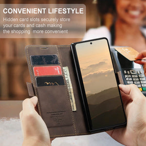 Casekis Retro Wallet Case For Galaxy Z Fold6 5G