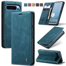 Lade das Bild in den Galerie-Viewer, Casekis Retro Wallet Case Blue
