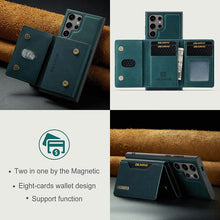 Lade das Bild in den Galerie-Viewer, Casekis Magnetic Wallet Detachable Phone Case Green
