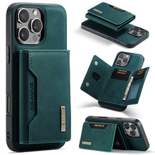 Load image into Gallery viewer, Casekis Magnetic Wallet Detachable Phone Case Green
