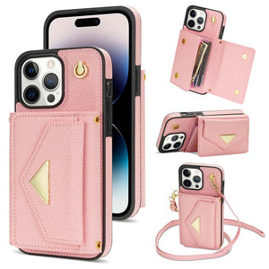 Casekis Multi-Slot Crossbody Fashion Phone Case Pink