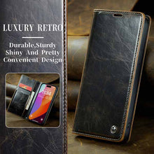 Load image into Gallery viewer, CASEKIS Luxury Flip Leather Phone Case for iPhone 15 Pro Max
