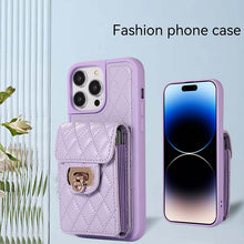 Load image into Gallery viewer, Casekis Crossbody Cardholder Phone Case Purple
