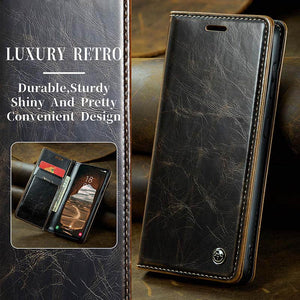 CASEKIS Luxury Flip Leather Phone Case for Galaxy A14 5G