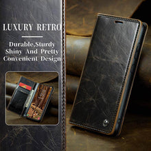 Load image into Gallery viewer, CASEKIS Luxury Flip Leather Phone Case for Galaxy S23 5G
