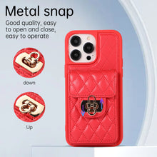 Load image into Gallery viewer, Casekis Crossbody Cardholder Phone Case Red
